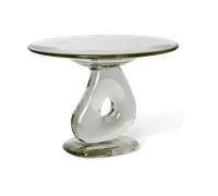 Ferm Living Plateau centre de table en verre Damo Ø21 cm Clear
