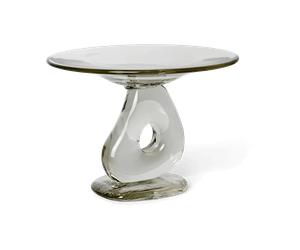 Ferm Living Plateau centre de table en verre Damo Ø21 cm Clear