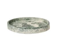 Ferm Living Plateau de décoration Mist Ø20 cm Emerald-off-white