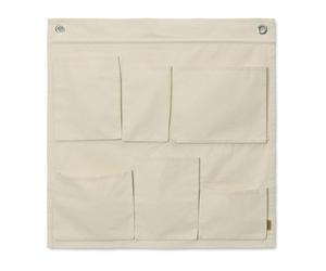 Ferm Living Pochettes murales en toile rangement mural 70x70 cm