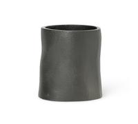 Ferm Living Pot à crayon Yama small Ø7.8 cm Aluminium noirci