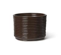 Ferm Living Pot Corduroy Ø20x15 cm Carob Brown