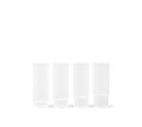 Ferm Living Ripple Glass Long Scotch de 4 Glacé