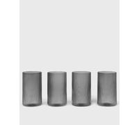 Ferm LIVING Ripple Verrines-Set of 4-Smoked Grey men Kitchen- & Tableware grey taille: ONE SIZE