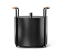 Ferm Living Seau à cendres et à bois d'allumage Port Black