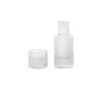 Ferm Living Set carafe Ripple small clair