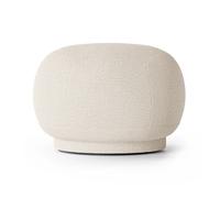 Ferm Living Siège pouf Rico Bouclé blanc cassé
