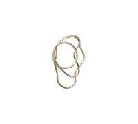 Ferm Living Sous-verres Pond - Ensemble de 3 - laiton
