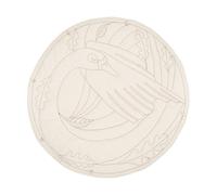 Ferm Living Swan tapis pour bébé Natural. Ø100 cm