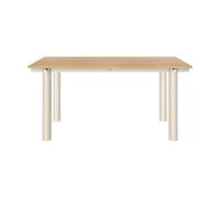 Ferm Living Table à manger Atura Placage de chêne Light cashmere. 90x160 cm