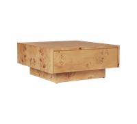 Ferm Living Table basse Burl storage 70x70 cm Natural