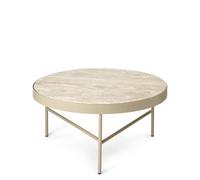 Ferm Living Table Basse en Travertin Large Cashmere