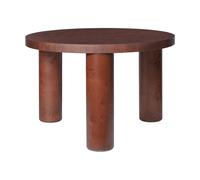 Ferm Living Table basse Post petite Ø65 cm Broussin teinté foncé