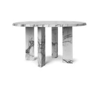 Ferm Living Table basse Taula Ø67x35 cm White-charcoal