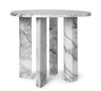 Ferm Living Table d'Appoint Taula Blanc/ Charbon