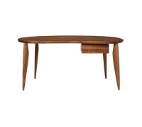 ferm LIVING Table à manger Feve 160x86x73 cm en noyer