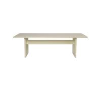 Ferm Living Table à manger Rink large 240x90x74 cm Eggshell