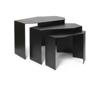 Ferm Living Table Shard cluster Lot de 3 Black