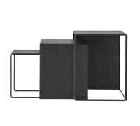 Ferm Living Tables d'appoint Cluster - lot de trois - noir