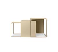 Ferm Living Tables gigognes Cluster cashmere. 3 pièces