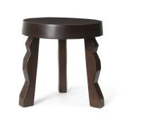Ferm Living Tabouret Faye Mangue foncée tachetée