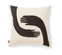 Ferm Living Taie Pose 50x50 cm Coffee-undyed