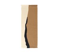 Ferm Living Tapis de couloir Soil Kelim Dark sand-off white. 70x180 cm