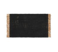 Ferm Living Tapis de porte Block 50x80 cm Black-natural