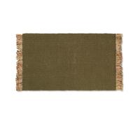 Ferm Living Tapis de porte Block 50x80 cm Olive-natural