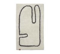 Ferm Living Tapis de salle de bain Lay 50x70 cm Off white-coffee