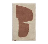 Ferm Living Tapis de salle de bain Lay 50x70 cm Parchment-rust
