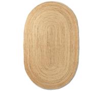 Ferm Living Tapis en jute Eternal Oval Large Natural
