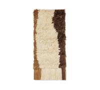 Ferm Living Tapis mural Edge Wall 50x110 cm Blanc cassé-Café