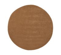 Ferm Living Tapis touffeté Stille rond Toffee. Ø240 cm