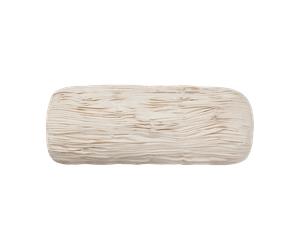 Ferm Living Traversin cylindrique Falda smocké Undyed