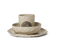 Ferm Living Vaisselle Naive 3 pièces Red brown