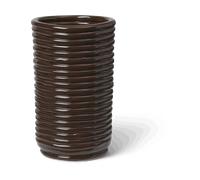Ferm Living Vase Corduroy 21 cm Carob Brown