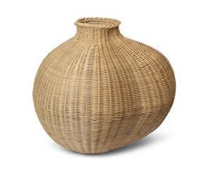 Ferm Living Vase de sol tressée Bola Natural
