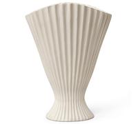 ferm LIVING Vase FONTAINE 30,5 cm, blanc, grès, ferme LIVING