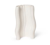 Ferm Living Vase Moire 19x30 cm Blanc cassé