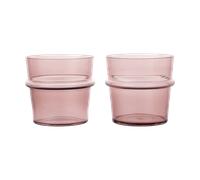 Ferm Living Verre à boire bas Boya 30 cl lot de 2 Mauve