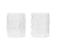 Ferm Living Verre à boire Doodle tall. lot de 2 35 cl