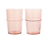 Ferm Living Verre à boire haut Boya 45 cl lot de 2 Blush