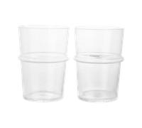 Ferm Living Verre à boire haut Boya 45 cl lot de 2 Clear
