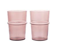 Ferm Living Verre à boire haut Boya 45 cl lot de 2 Mauve