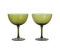 Ferm Living Verre à cocktail Host 24 cl Lot de 2 Moss green