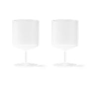 Ferm Living Verre à vin Ripple Lot de 2 Frosted
