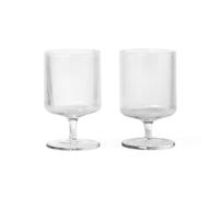 Ferm Living Verre à vin Ripple Lot de 2 Transparent