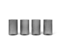 Ferm Living Verrines Ripple 14 cl Lot de 4 Smoked grey