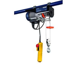 FERM Palan à levier électrique 500W - Max. 250 Kg - avec câble non rotation et télécommande